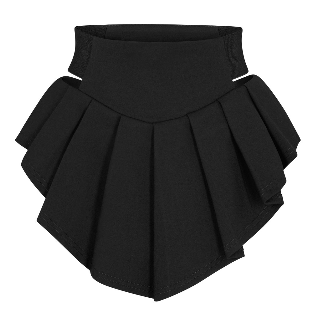 Elegant Black Rodeo Skirt